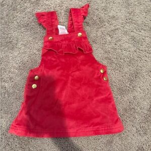 Tahari Red Ruffle Kids Formal Dress